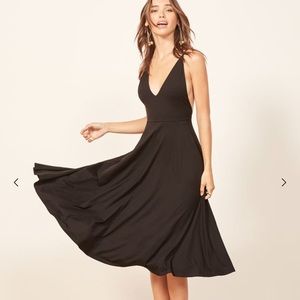 REFORMATION DOLCE VIDA DRESS 🖤Black, Size Small